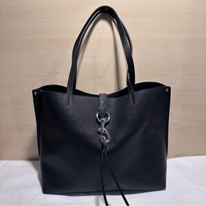 Rebecca Minkoff Megan Black Leather Tote Bag
